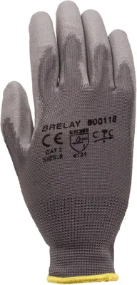 Produktbild von Arbeitshandschuhe - Schutzhandschuhe Nylon K029 schwarz Größe 8