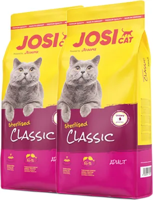 Produktbild von JosiCat Sterilised Classic 2 x 10 kg