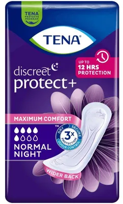 Image de Tena Discreet Normal Night - 6 paquets de 20 protections