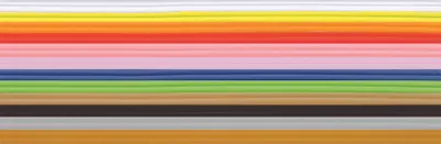 Produktbild von Verzierwachsstreifen Sortiment 200x2mm Grundfarben VE=6x24 Stück