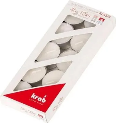 Obrázok produktu pre Krab - čajová sviečka v krabičke 14 g, ~ 4 h - 10 ks