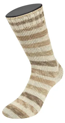 Produktbild von Lana Grossa - Meilenweit 100g Alpaca Mix 2305 hellbeige kieselgrau camel graubraun