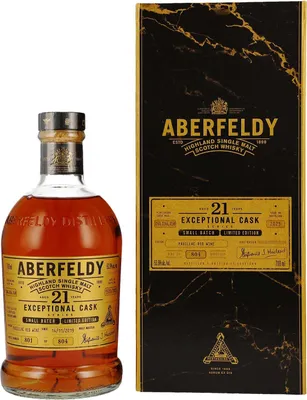 Produktbild von Aberfeldy 21 Jahre - 2001/2023 - Exceptional Cask Series - Pauillac Red Wine Cask - Single Malt Scotch Whisky