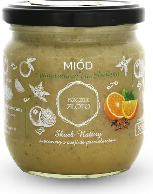 Produktbild von IMKERSHOP Orange und Nelke mit Honig 0,5 Kg Honig Imkerei Bienenhaltung