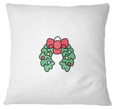 Kissenhülle 45 x 45 cm Weiß, 100 % Polyester, quadratisch, modern