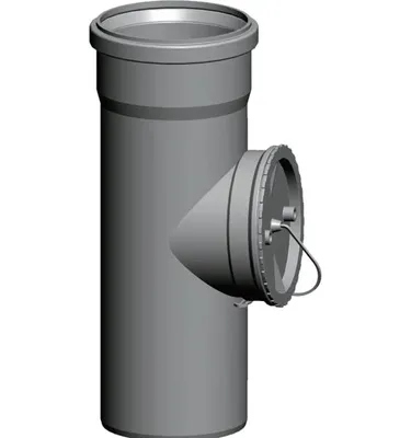 Produktbild von Wolf Revisionsrohr DN80 einwandig 250 mm, aus PP