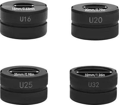 Image de Kit de sertissage de tuyaux, construction en acier durable, compatibilité polyvalente, U16 20 25 32 mm