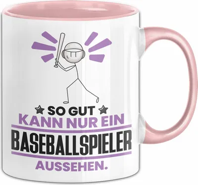 Produktbild von Baseballspieler Geschenk Tasse So Gut Kann Nur Ein Baseballspieler Aussehen Geschenkidee Kaffee-Becher (Rosa)