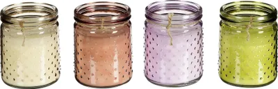 Produktbild von Mica Decorations Citronella  Ø 10 x 12,5 cm im Glas in verschiedenen Farben