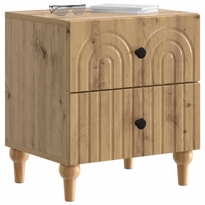 Obrázok produktu pre vidaXL Nočný stolík Artisan – dub 43 x 34,5 x 48 cm drevotrieska
