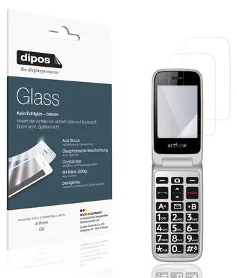 Image de 2x Protection ecrán pour artfone G6 Verre souple Film Protecteur 9H dipos
