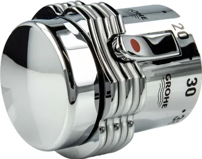Produktbild von Grohe Automatic 2000 Temperaturwählgriff Clova chrom/mattchrom - 47256IP0