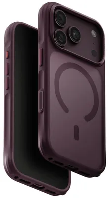 Zdjęcie produktu dla Etui UNIQ Veren Magclick Charging do iPhone 18 Pro / 17 Pro burgundowy