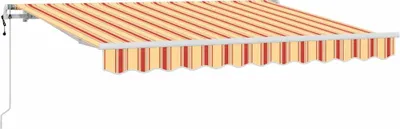 Obrázok produktu pre Zatemniteľná markíza Žltá 350 x 200 cm látka