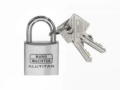 Immagine prodotto di BURG WÄCHTER 36021 BURG WÄCHTER Vorhängeschloss ALUTITAN 770 30 silber, 1 St.