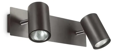 Immagine prodotto di Applique Moderna Spot Metallo Nero 2 Luci Gu10