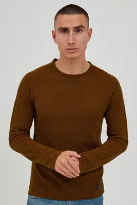 Produktbild von 11 Project PRDacio Herren Strickpullover Feinstrick Pullover aus 100% Baumwolle