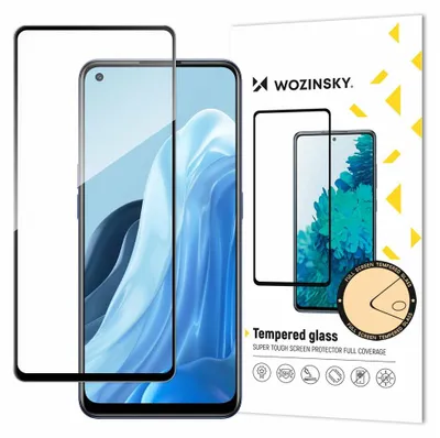 Produktbild von 5D Schutz Glas kompatibel mit Oppo Reno7 5G Curved Folie Vollständig Klebend und Abdeckung