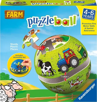 Image de Balle-puzzle Farm 24 pièces