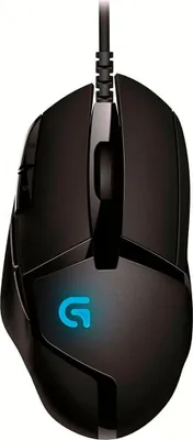 Image de Logitech G402 Hyperion Fury Gaming Mouse avec capteur optique 4K DPI, 8 boutons programmables, bouton de commutation DPI, processeur ARM 32 bits, poids plume, PC/Mac - Noir