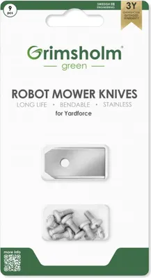 Obrázok produktu pre Nôž pre Yardforce 9-balenie