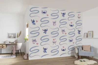 Produktbild von Digitaldruck Vlies Fototapete - Lilo und Stitch Be Kind - Größe 300 x 250 cm