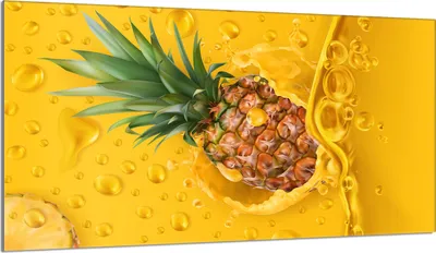 Produktbild von Glas-Herdplattenschutz 90x52 Ananas