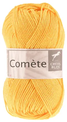 Produktbild von 50g Glamour Strickgarn Comète Glitzerwolle Strickwolle Wolle mit Glitzereffekt, Farbe:081 sunbeam