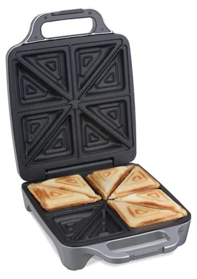 Image de CLOER Appareil à croque-monsieur argenté 6269 pour 4 sandwiches