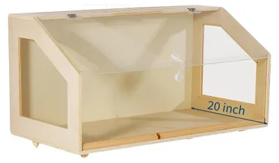 Zdjęcie produktu dla Klatka dla chomika, konstrukcja odporna na gryzienie, otwierana pokrywa, wymiary: 101,6 x 50,8 x 120,65 cm