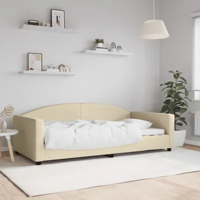 Obrázek produktu pro Lůžko na denní spaní Cream 100x200 cm Fabric