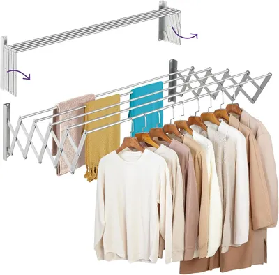 Zdjęcie produktu dla Suszarka stojąca - Suszarka do bielizny - Suszenie ubrań - Rozkładana - 120 cm - Aluminium