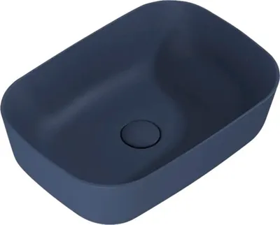 Produktbild von Jungborn Aufsatzwaschbecken NONUS DECEM 455 x 325 mm navy blau matt