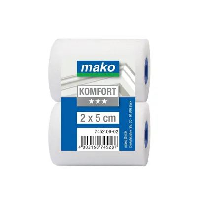 Produktbild von Mako Mini-Lackroller Ersatzwalzen 5 cm, 2 stk.