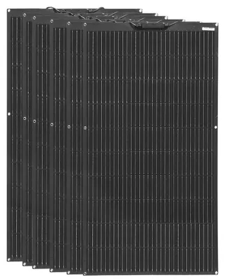 Immagine prodotto di Pannelli solari flessibili, potenza di 100W, alta efficienza, 6 pannelli solari da 100W