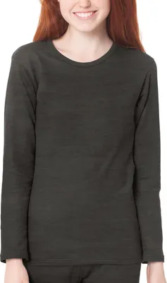 Produktbild von Gomati Kinder-Thermoshirt mit langen Ärmeln – Anthrazit