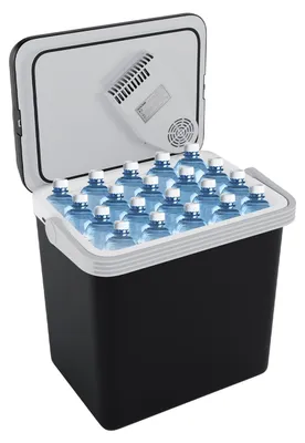 Produktbild von Auronic Kühlbox Elektrisch 12V und 230 Volt - Camping Kühlschrank - Auto - Kühlen und Wärmen - 25L - Frigobox - Schwarz