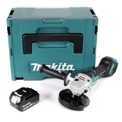 Zdjęcie produktu dla Makita DGA 517 F1J Akumulatorowa szlifierka kątowa 18 V 125 mm bezszczotkowa + 1x akumulator 3,0 Ah + Makpac - bez ładowarki