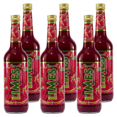 Produktbild von Sonne Erdbeer-Limes Likör (6 x 0,7L)