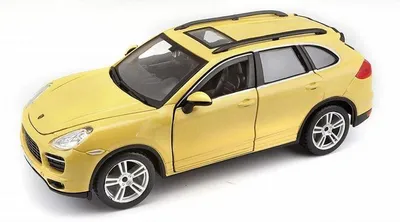 Immagine prodotto di BBURAGO Porsche Cayenne Turbo 1:24 - Żółty Model Samochodu Kolekcjonerski