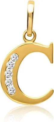 Produktbild von Anhänger in Buchstabenform C, 333er Gold