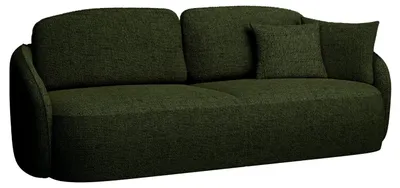 Produktbild von Selsey Savoy - 3-Sitzer Sofa mit Schlaffunktion und Bettkasten, olivgrün