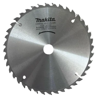 Produktbild von Makita A-85999 TCT-Kreissägeblatt 185 x 2 x 20 mm, 40 Zähne, 18°