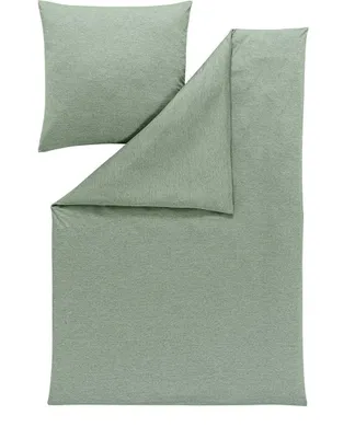Produktbild von Estella Atelier Mako-Interlock-Jersey TAKOMA Bettwäsche-Garnitur Farbe mint Größe 155x220 + 80x80 cm