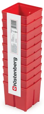 Zdjęcie produktu dla Zestaw kubeczków warsztatowych czerwony Tager Box set Kistemberg KTBL1111-3020
