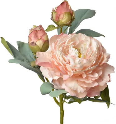 Image de Clayre & Eef Fleur artificielle 62 cm rose plastique
