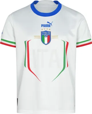 Immagine prodotto di 140| Italia, FIGC, PUMA, maglia da trasferta per bambini, codice prodotto: 765652-02