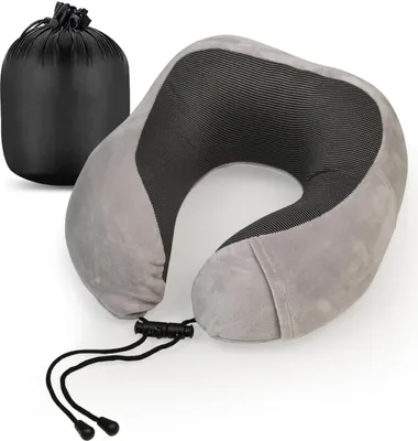 Produktbild von COZYOR Nackenkissen klein & kompakt, mit Memory Foam, verstellbarem Verschluss & praktischer Tasche