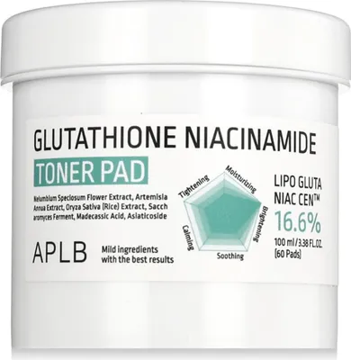 Produktbild von APLB Glutathion Niacinamid 16,6% Tonerpad 60 Stü ck