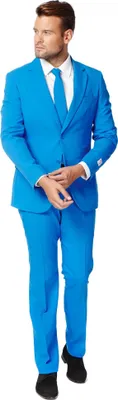 Produktbild von Blue Steel Party Kostüm Anzug - für Karneval Größe: 52